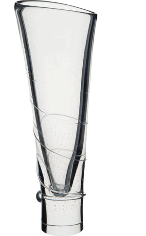 DARTINGTON CRYSTAL FUSION TALL VASE
